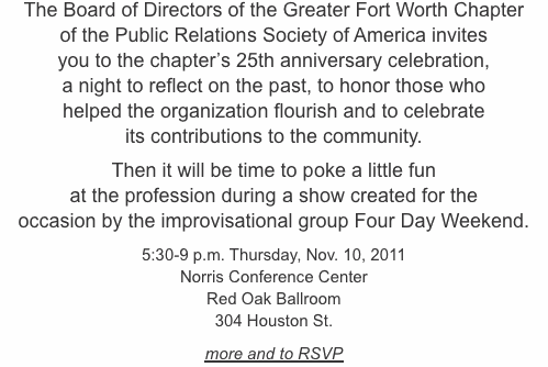 The Board of Directors of the Greater Fort Worth Chapter of the